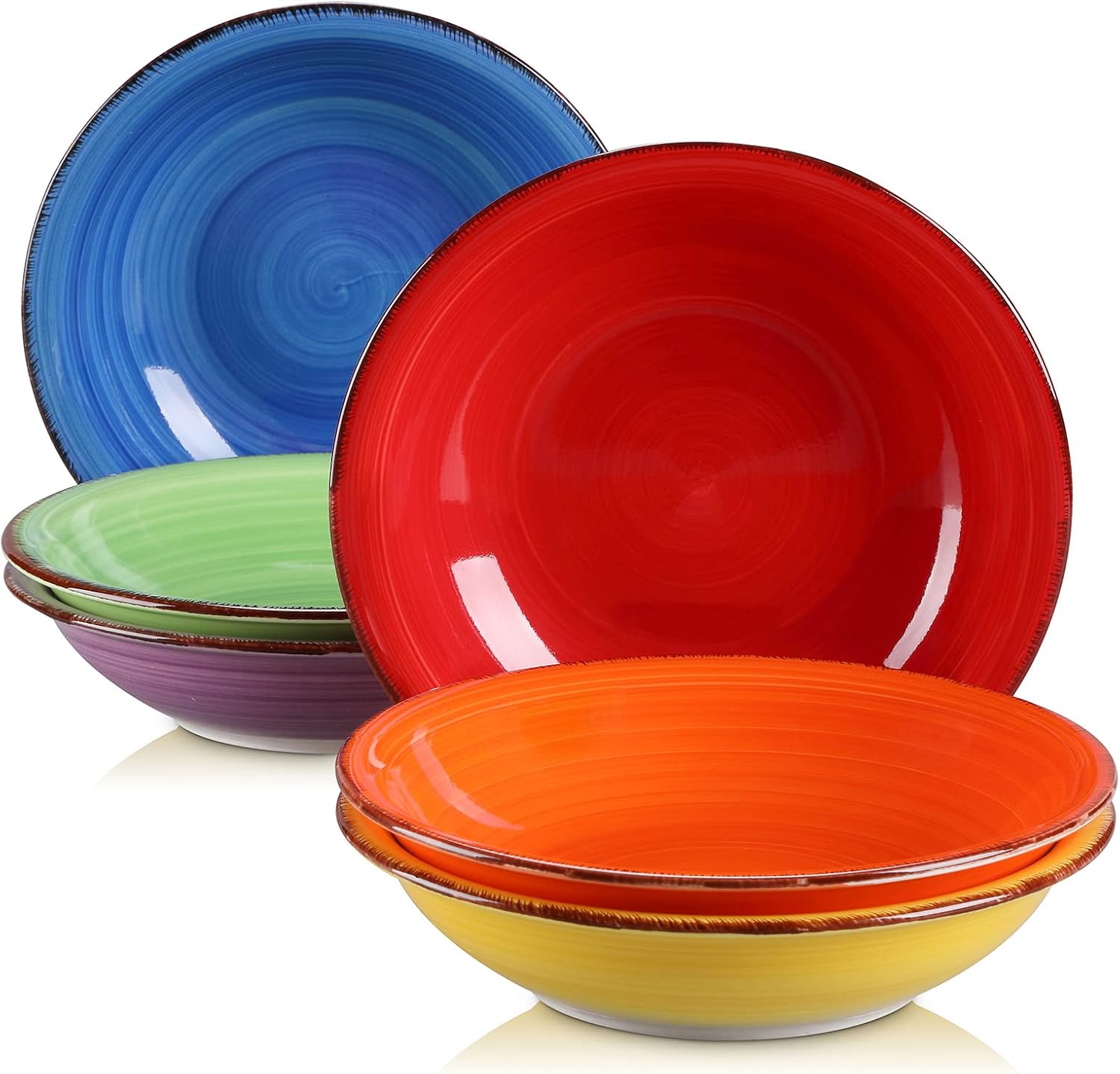 Vancasso Bonita – Комплект от 6 Дълбоки чинии 550 мл Colourful