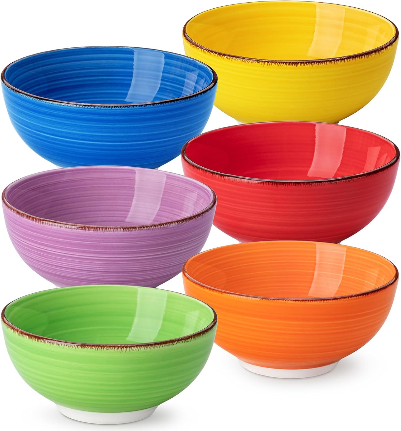 Vancasso Bonita – Комплект от 6 порцеланови купи за супа 350 мл Colourful