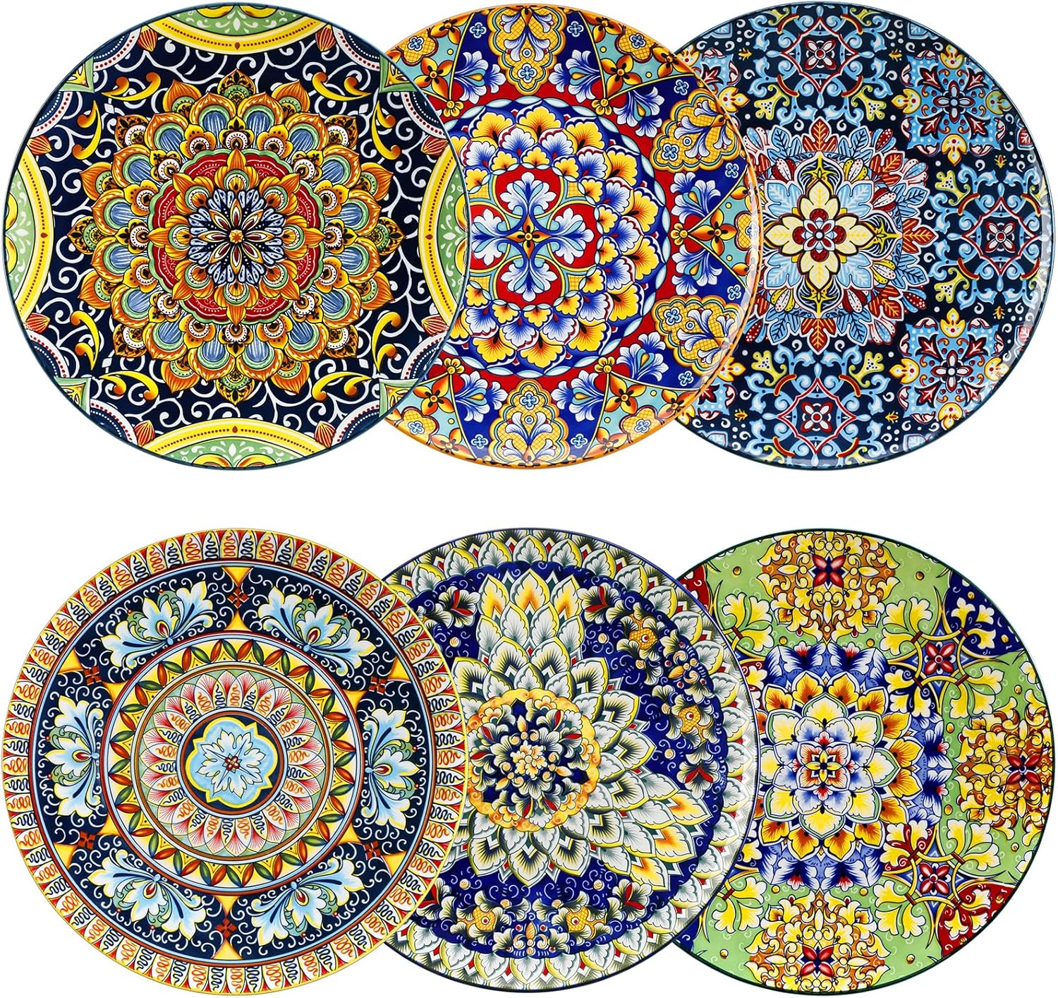 Vancasso SIMI - Комплект от 6 порцеланови чинии 27 см