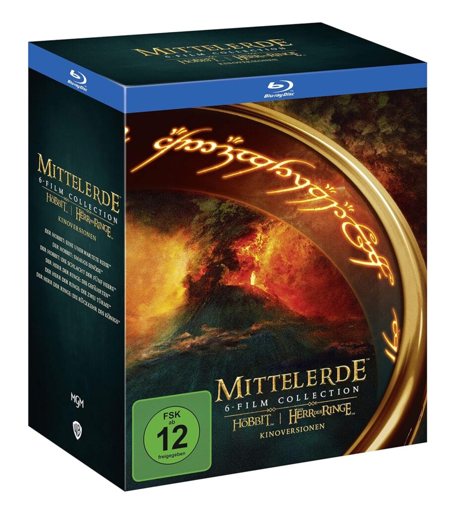 Властелинът - Хобит Колекция от 6 филма за Средната земя - кино версии Blu-Ray