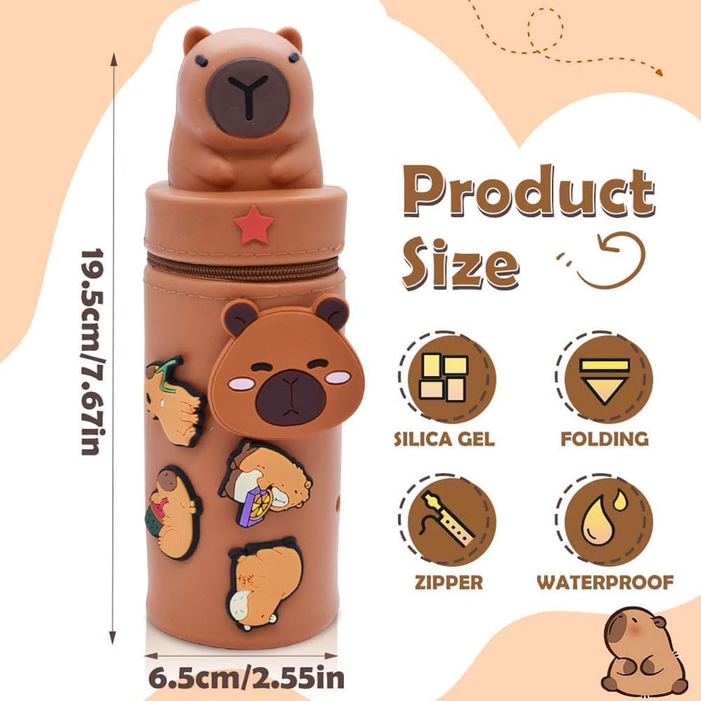 Capybara - Капибара детски силиконов калъф за моливи - Image 2