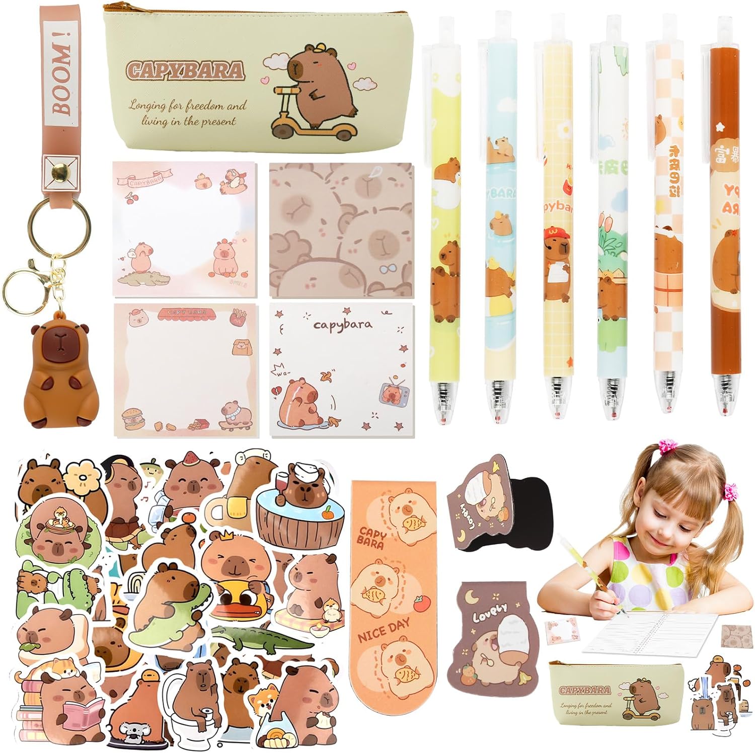 Capybara – Несесер с пособия и стикери Капибара