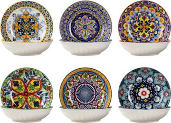 HENXFEN LEAD Boho Series – Комплект от 6 порцеланови купи 330 мл