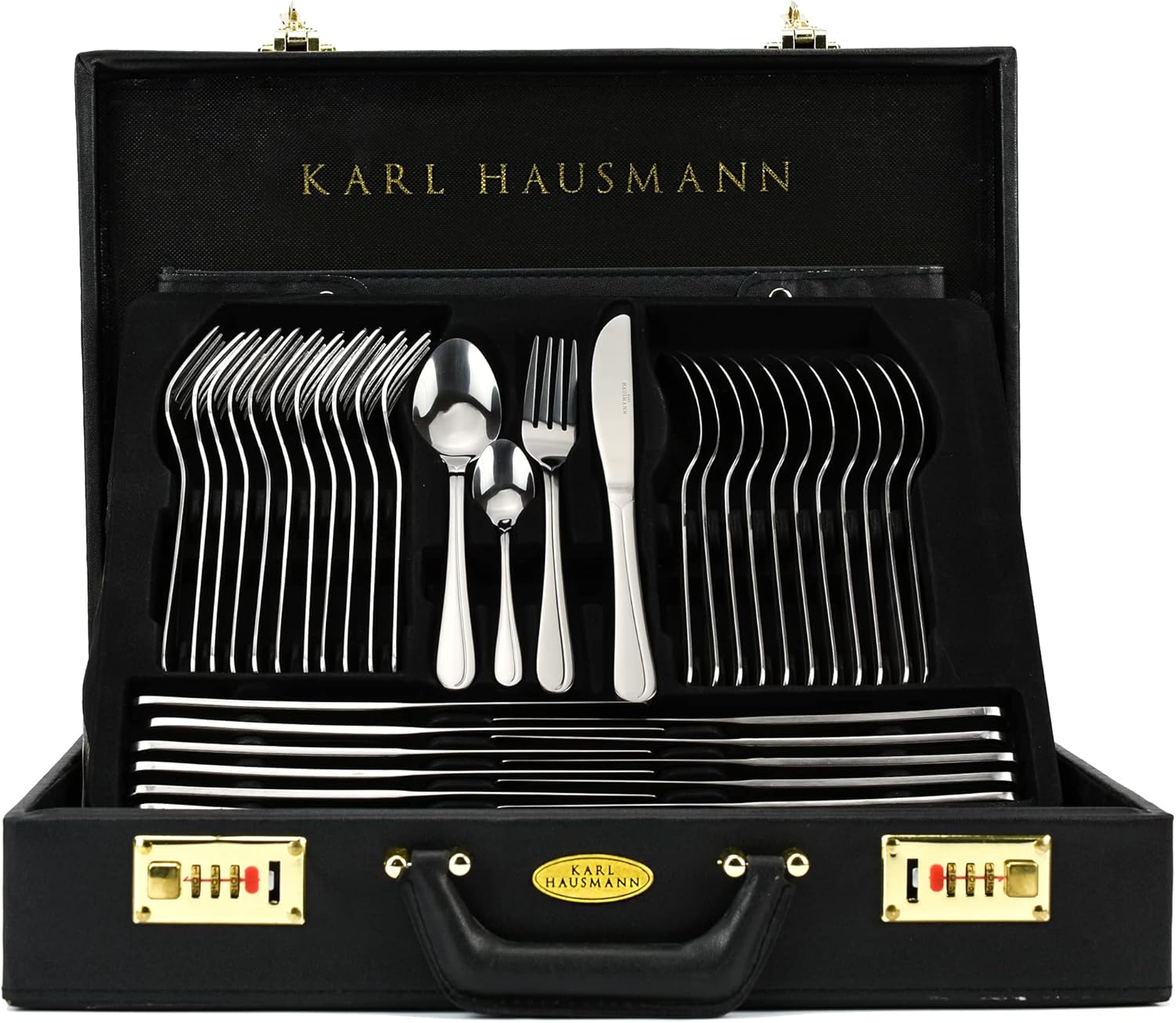 KARL HAUSMANN - Комплект Сребърни прибори за хранене за 12 души - 72 части