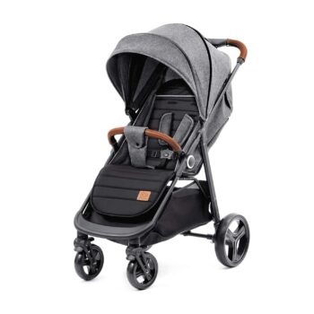 Лятна количка KinderKraft - Grande Plus 22 кг Сива