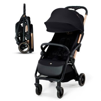 Лятна количка KinderKraft – APINO 22 кг Черна