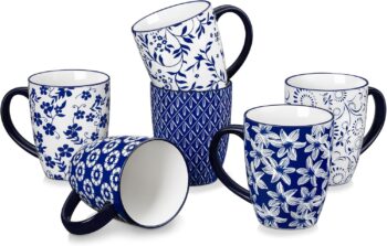 Vancasso Selene – Комплект от 6 порцеланови чаши 480 мл