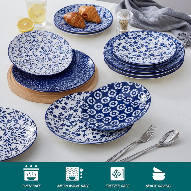 Vancasso Selene – Комплект от 6 порцеланови чинии 21 см 4