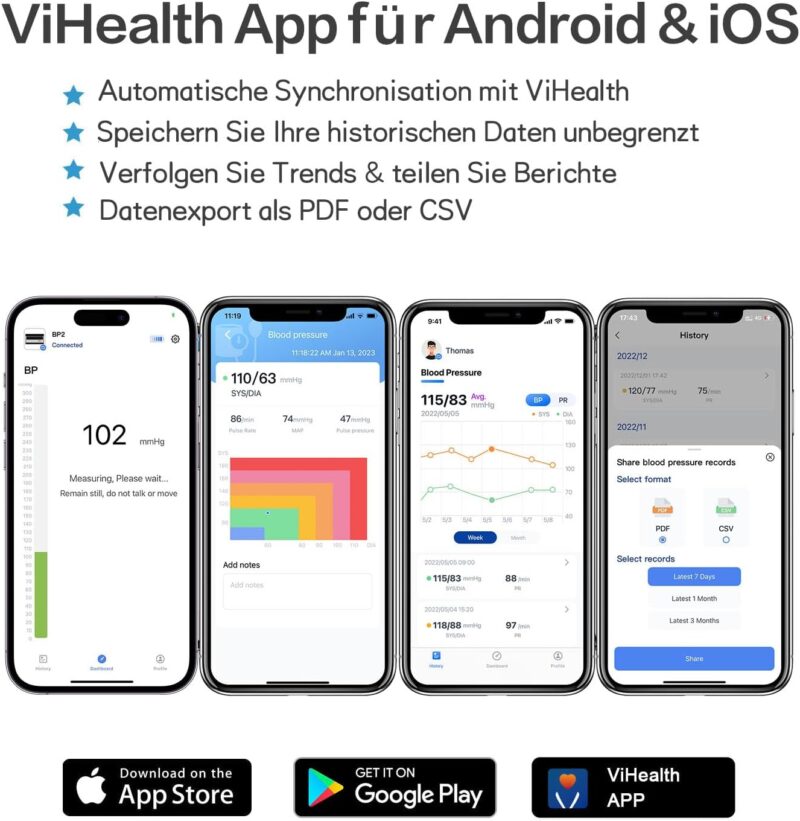 Апарат за кръвно налягане CheckMe BP2A Nexus Wireless Automatic 3