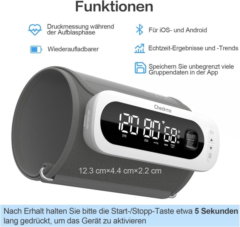 Апарат за кръвно налягане CheckMe BP2A Nexus Wireless Automatic 6