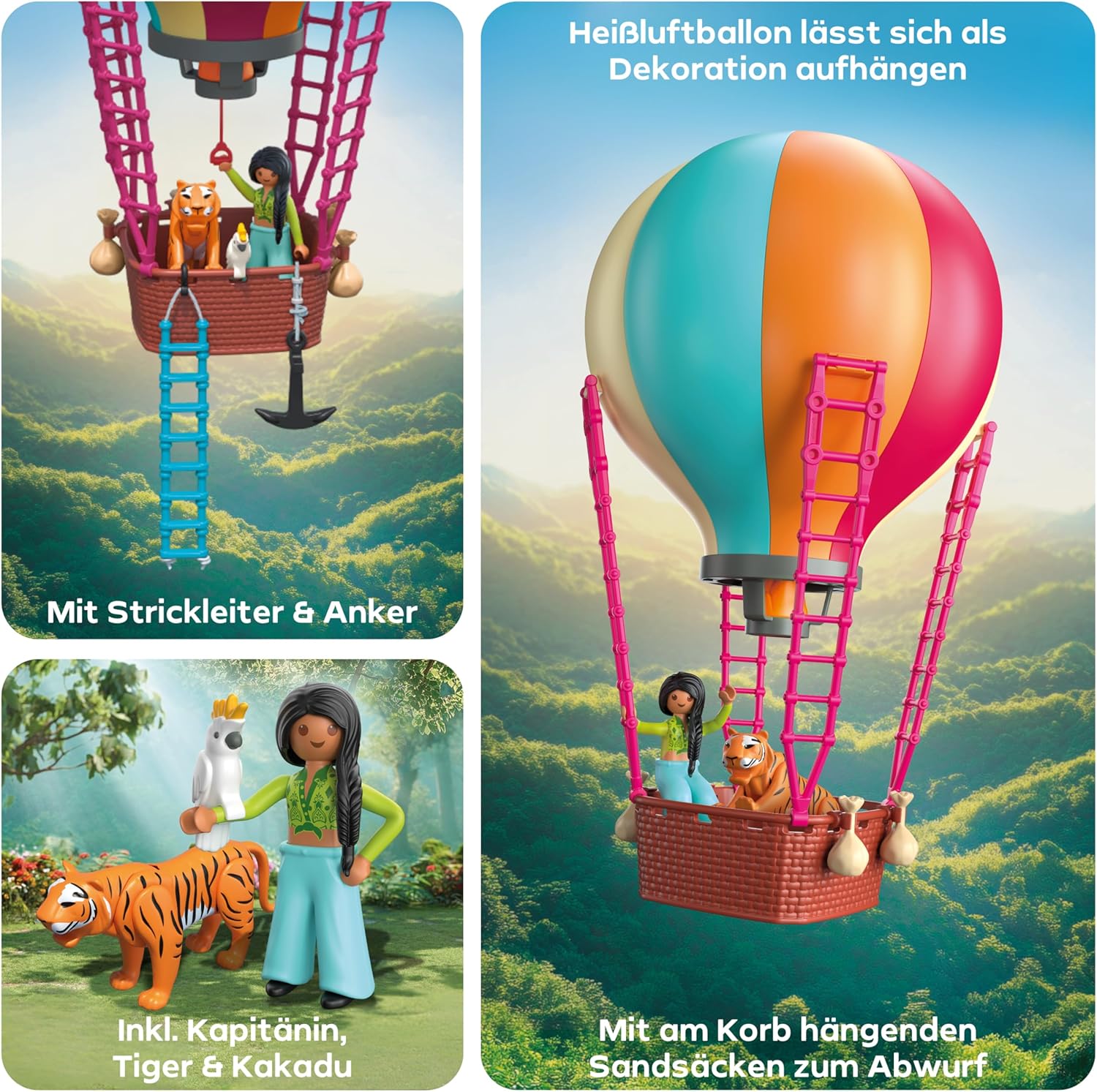 Playmobil Animals & Friends - Пътуване с балон (71853) - Image 4