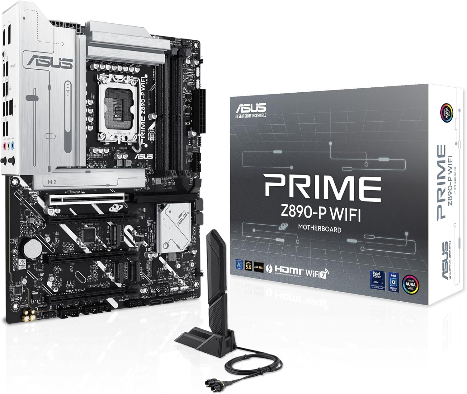 Дънна платка ASUS Prime Z890-P WiFi Gaming Intel LGA1851 DDR5 PCIe 5.0