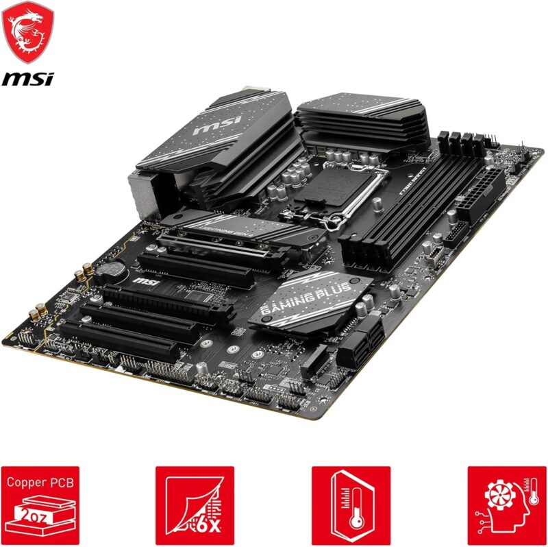 Дънна платка MSI B760 GAMING PLUS WIFI Intel LGA 1700 DDR5 PCIe 4.0 3