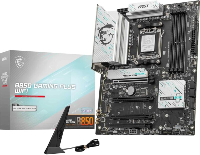 Дънна платка MSI B850 Gaming Plus WiFi AMD AM5 DDR5 PCIe 5.0 Wi-Fi 7