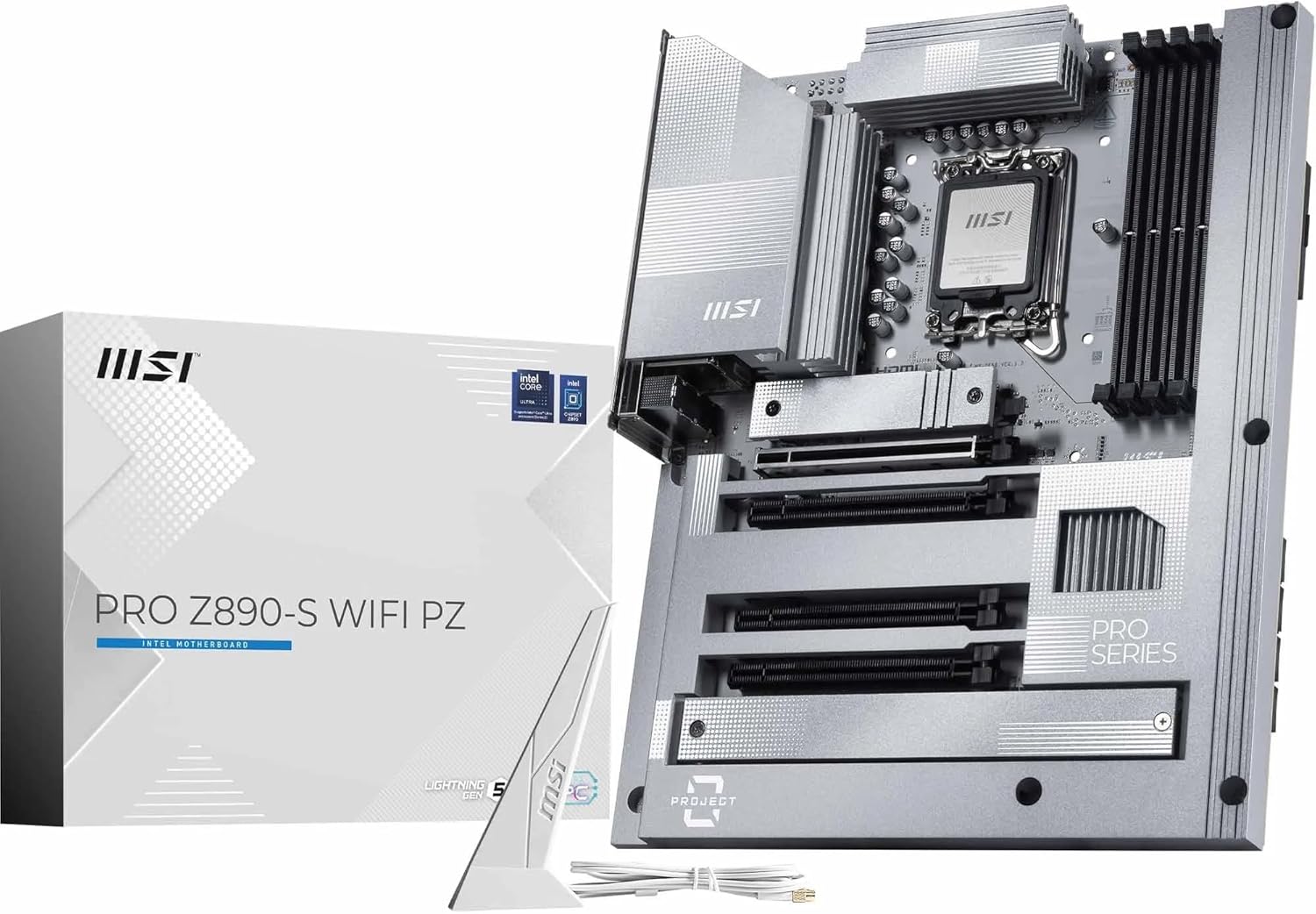 Дънна платка MSI PRO Z890-S WiFi PZ Intel LGA 1851 DDR5 PCIe 5.0 Wi-Fi 7