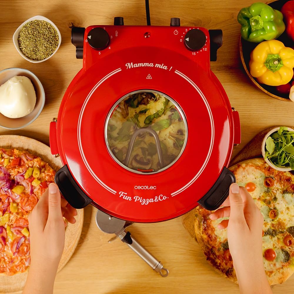 Електрическа пещ за пица Cecotec Pizza&Co Mamma Mia Vista 1200W - Image 8
