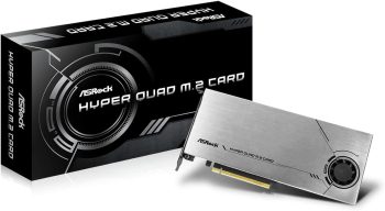 Контролер ASRock Hyper Quad M.2 Card PCIe Gen4