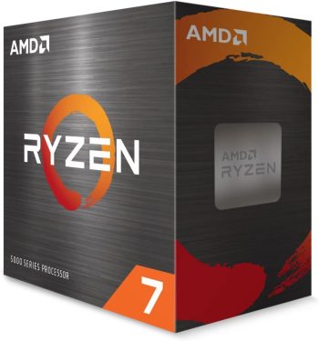 Процесор AMD Ryzen 7 5700X Processor AM4 36MB Cache Up to 4.6 GHz Max Boost