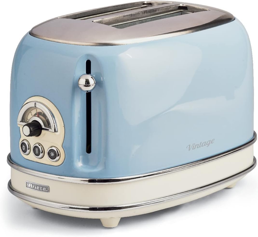 Тостер Ariete Vintage 155 6 нива 2 слота за тост Blue - Image 2