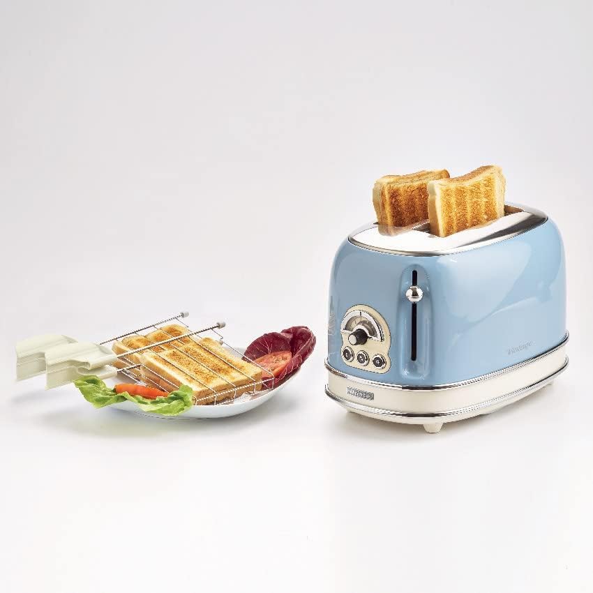 Тостер Ariete Vintage 155 6 нива 2 слота за тост Blue - Image 3