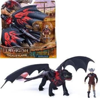 DreamWorks - Играчка Как да си дресираш дракон Toothless & Hiccup